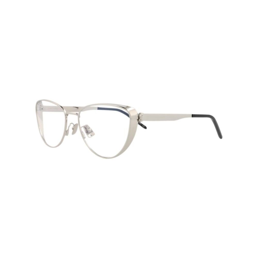 Saint Laurent Cat Eye-Frame Metal Optical Frames Silver Womens - Picture 2 of 6